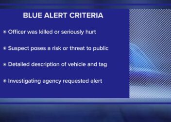 Law Enforcement Blue Alert